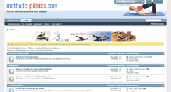 Desktop Screenshot of methode-pilates.com